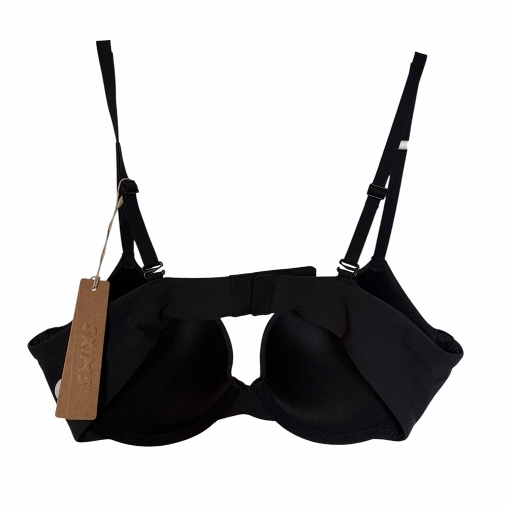 SKIMS Fits Everybody Push-Up Demi Bra β Onyx β 32B β NWT - Picture 4 of 6